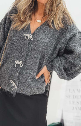 Dark grey ARTEMIS cardigan