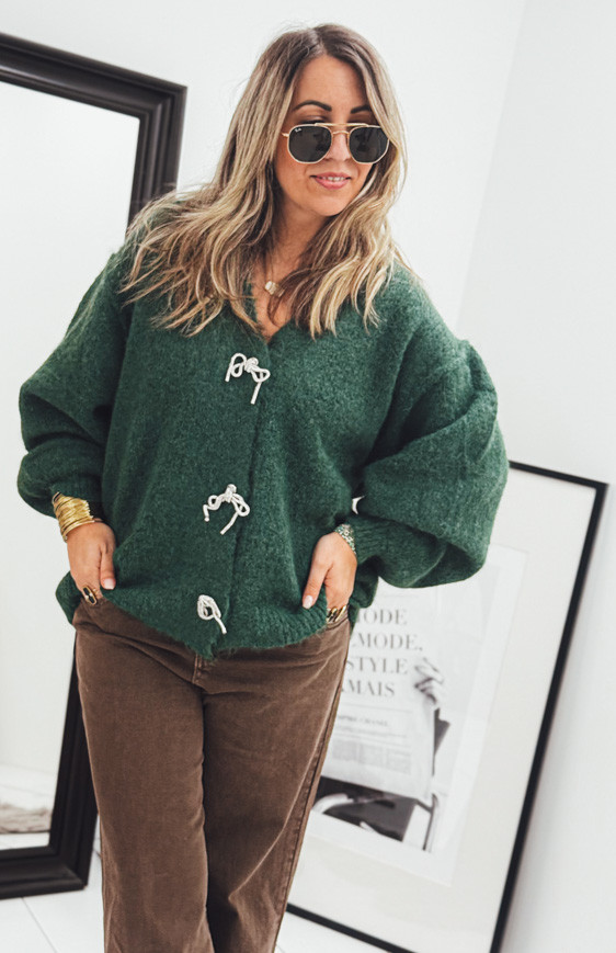 Emerald ARTEMIS cardigan