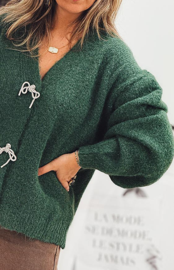 Emerald ARTEMIS cardigan