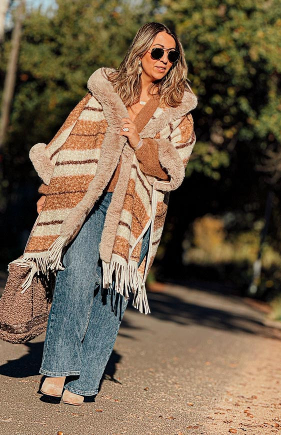 Poncho LAVATTO camel