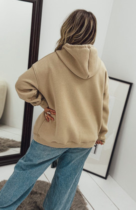 Dark beige ELIOS sweatshirt