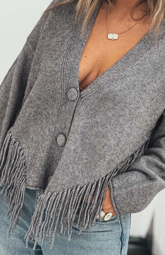 Dark grey BENJAMIN cardigan