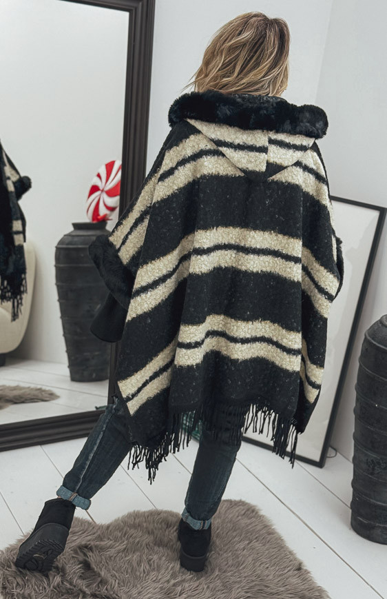 Black LAVATTO poncho