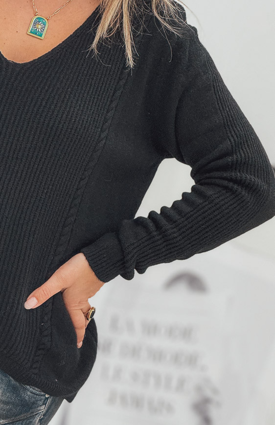 Black STUART sweater