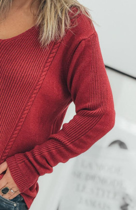 Burgundy STUART sweater