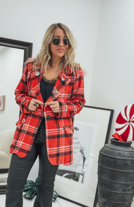 Red LONDON blazer