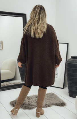 Robe pull AXELLE chocolat