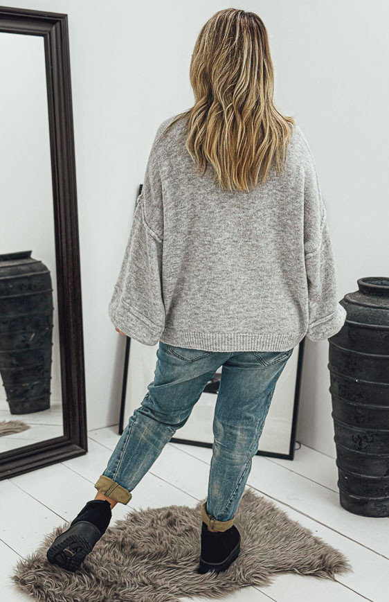 Light grey FLAVIO sweater