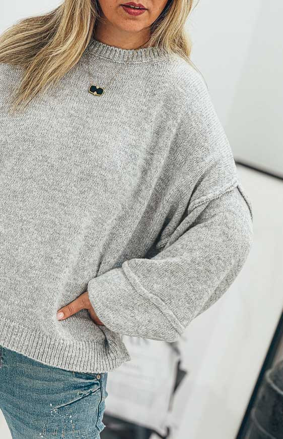 Light grey FLAVIO sweater