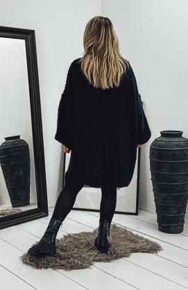 Robe pull AXELLE noire