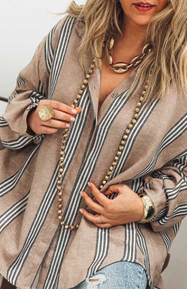 Taupe OXANE tunic