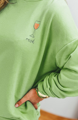 Sweat VIDA vert clair