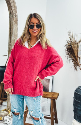 Fuchsia CLIFFORD pullover